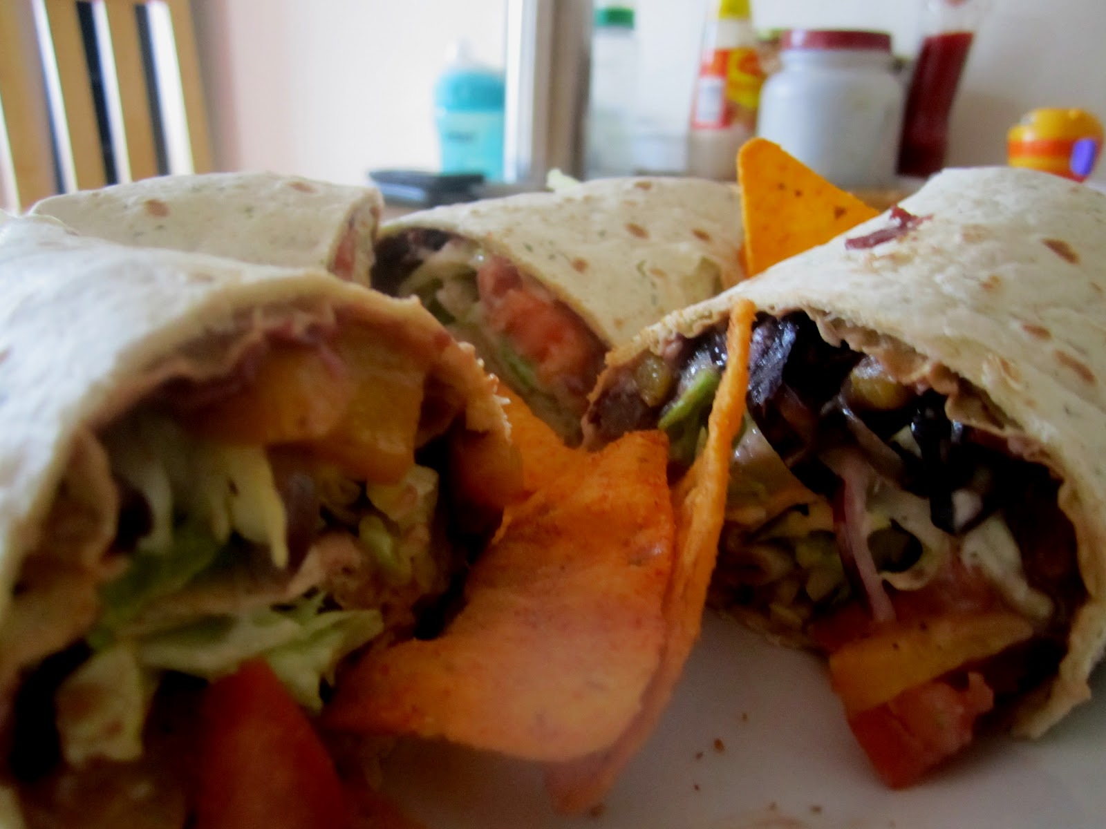 Payal's Cafe Veggie Bean Burrito