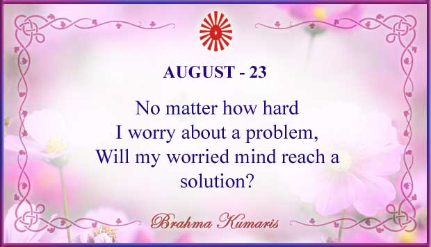 August 23 Thought For The Day August 23