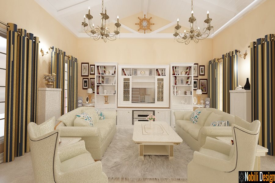 Design interior case vile clasice - Amenajari interioare mobilier clasic de lux / Brasov