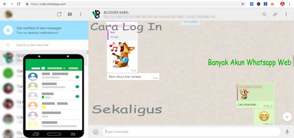 cara login atau masuk banyak akun whatsapp web secara bersamaan cara login atau masuk banyak akun whatsapp web secara bersamaan