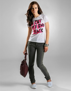 skinny jeans with designs