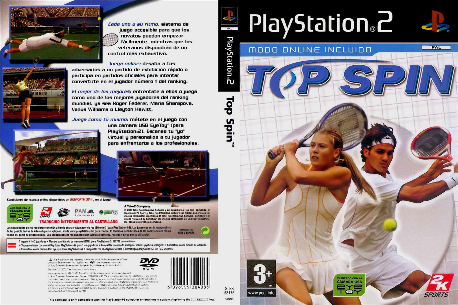 TOP SPIN (PS2)