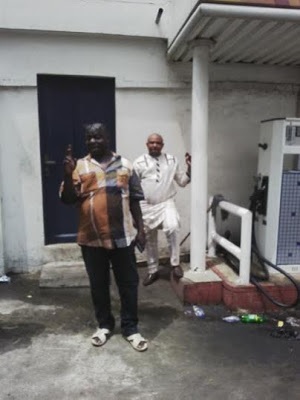 Lagos Police Arrest and Handcuff Fuel Station Managers for Selling Fuel at Exorbitant Prices (Photos)