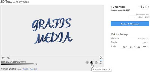Membuat Tulisan Metal Akar Online | cara membuat tulisan 3d secara online grafis media Membuat Tulisan Metal Akar Online | cara membuat tulisan 3d secara online grafis media