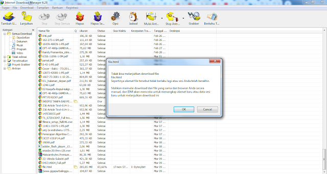 Cara Agar Download IDM Tidak Gagal