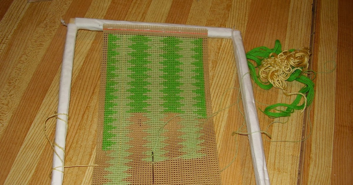 Work Basket in Silk and Berlinwork Beth's Bobbins