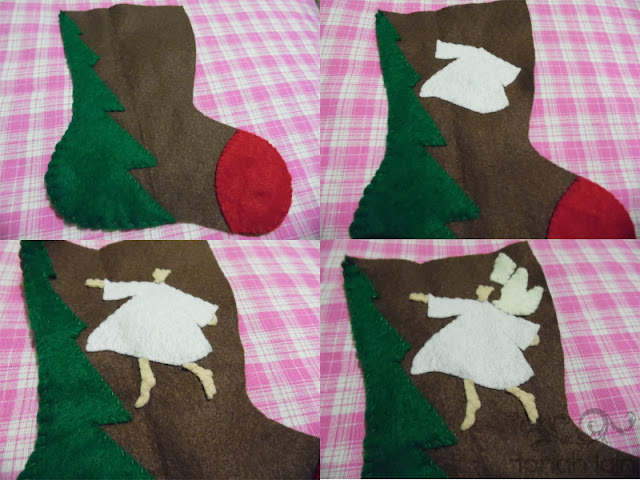 Cómo hacer una bota navideña