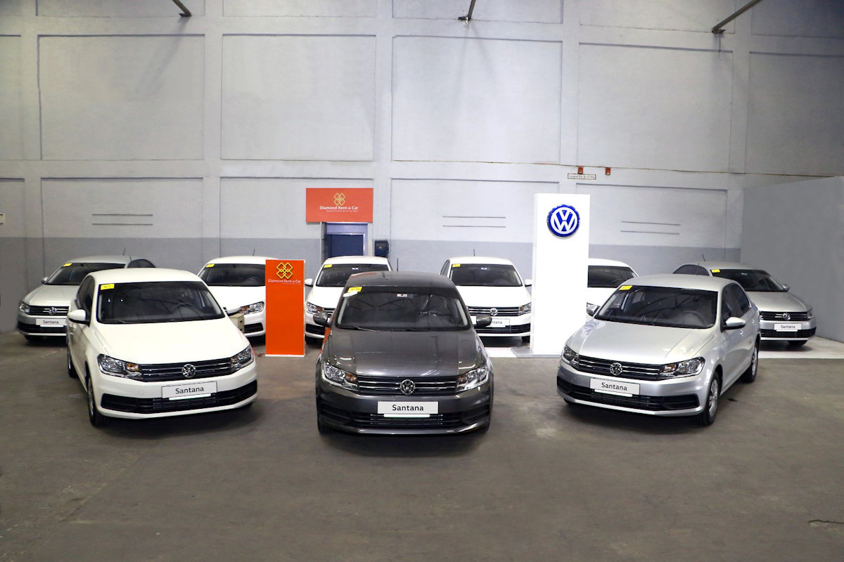 Volkswagen Philippines Turns Over Santana Units to Diamond RentaCar