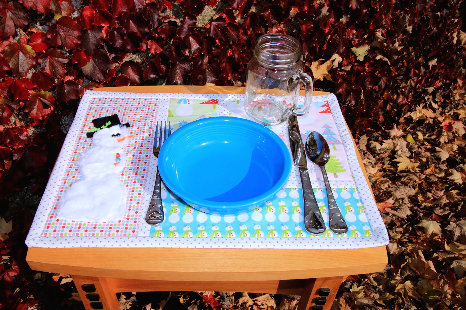 McKay Manor Musers Free Winter Placemat Pattern