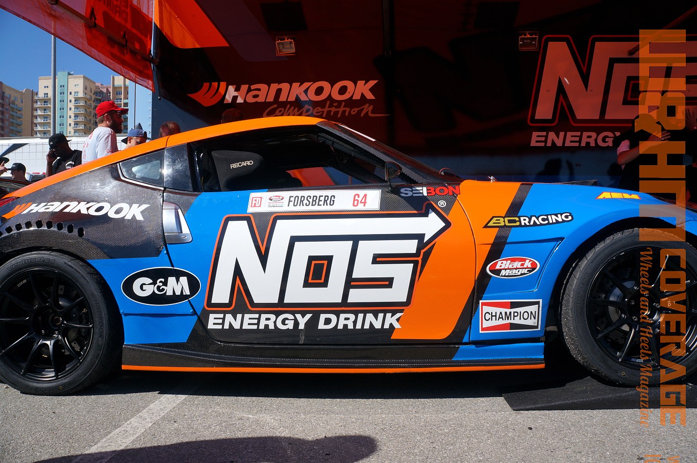 Chris Forsberg�s NOS Boosted 370Z with Hankook Tires at