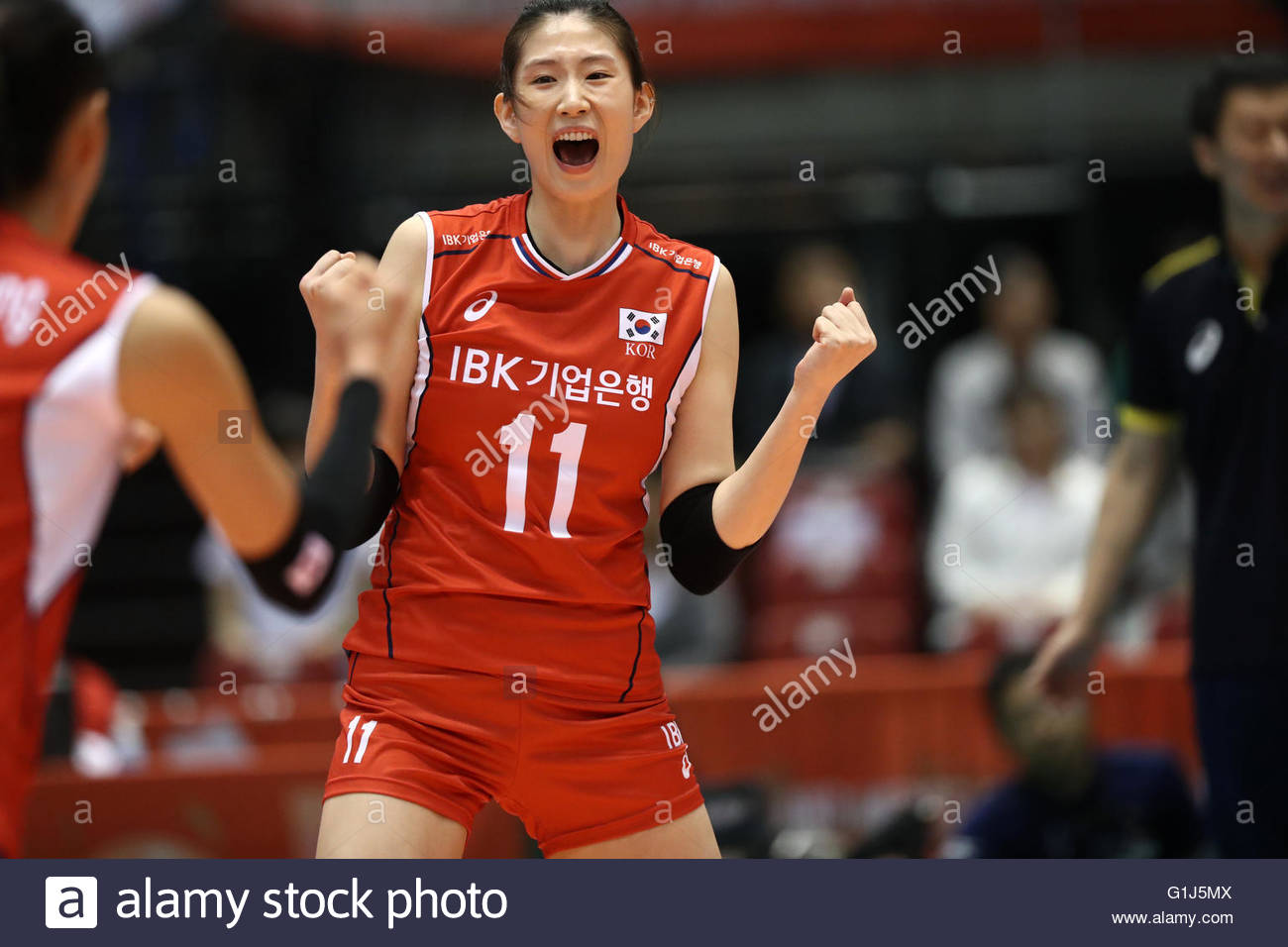 Volleyballวอลเลย์บอลที่รัก Kim SuJi South Korean volleyball player