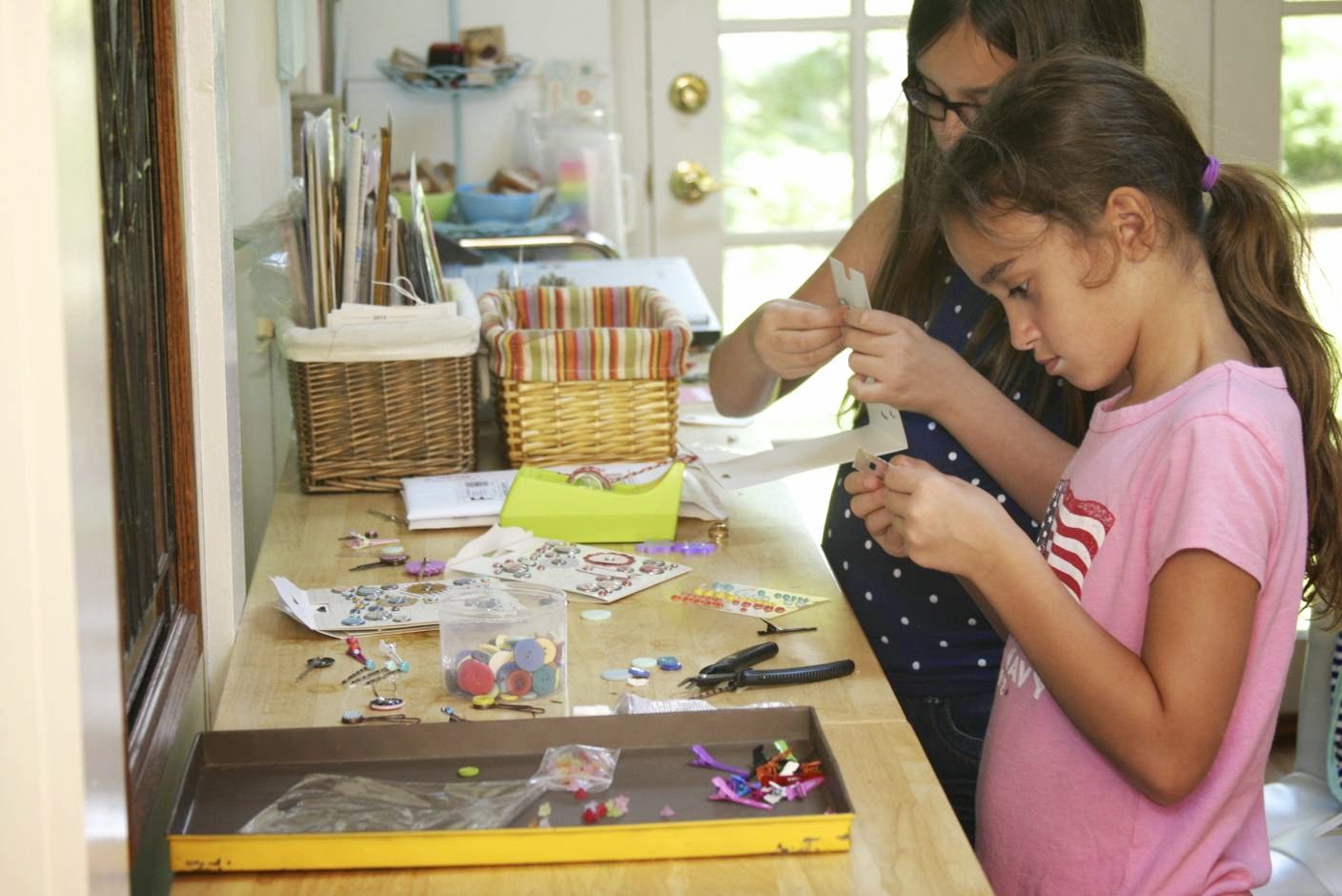 enamel dot + brad craft projects