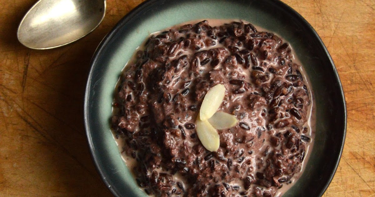 Petite Cuillère et Charentaises: Black rice pudding {Riz noir au Lait d ...