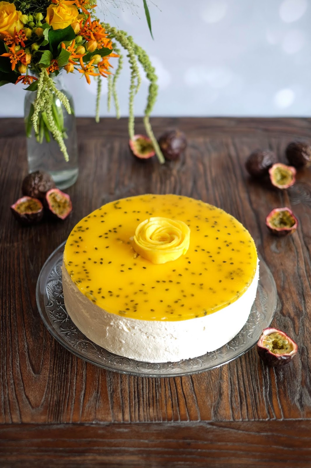 Mango und Passionsfrucht Käse-Sahne-Torte | Marion&amp;#39;s Kaffeeklatsch