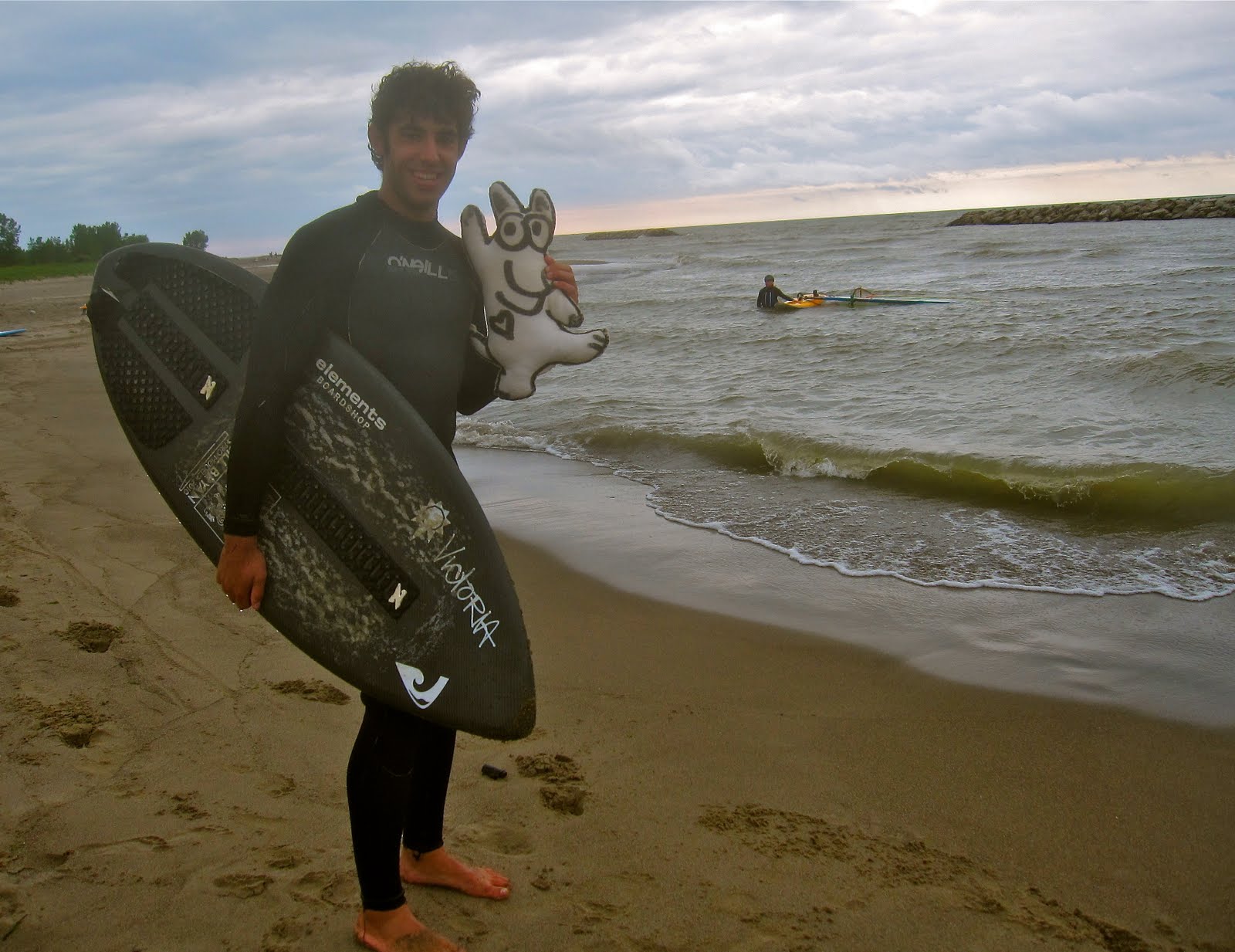 Lake outlet erie surfing