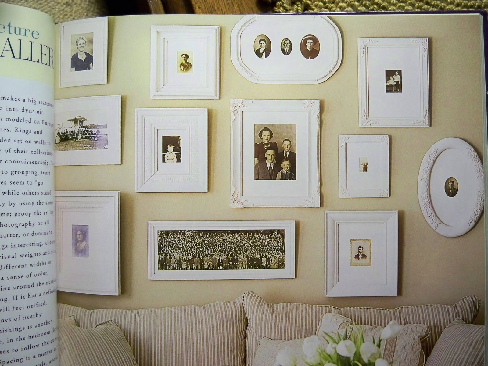 Decorating with Family Photos
