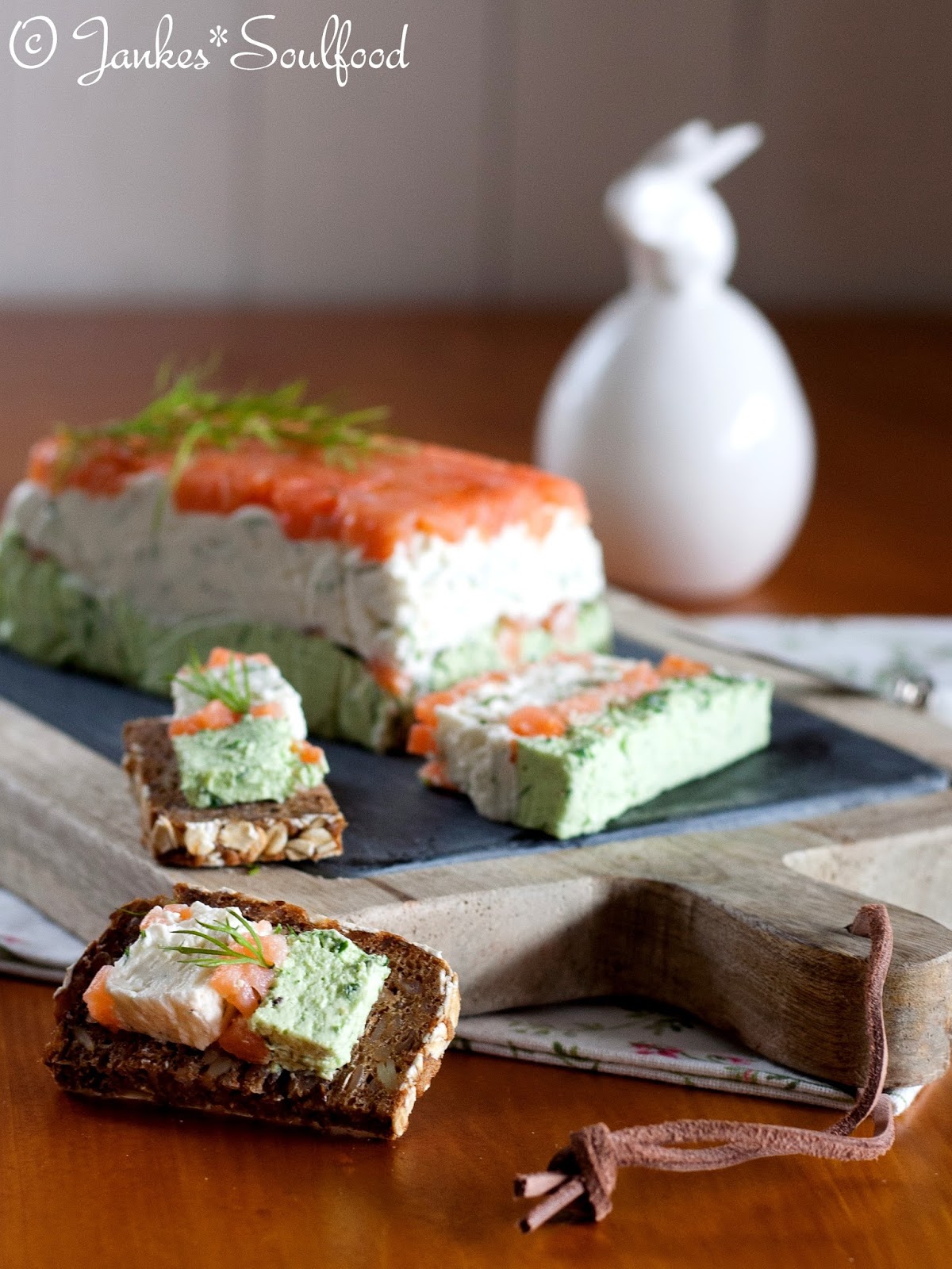 Jankes Seelenschmaus: Frischkäse-Terrine mit Lachs