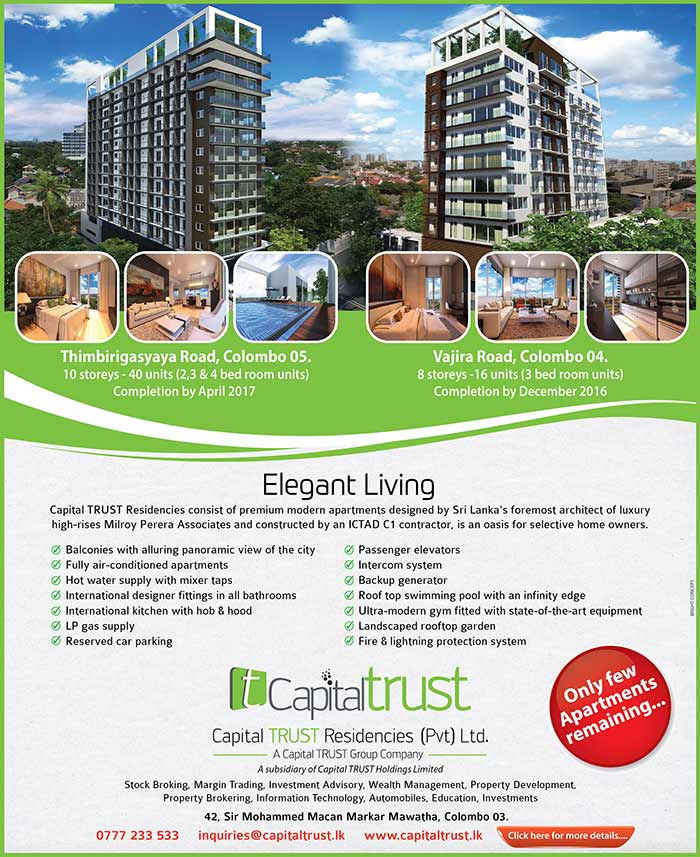 Capital TRUST Residencies - Elegant Living.