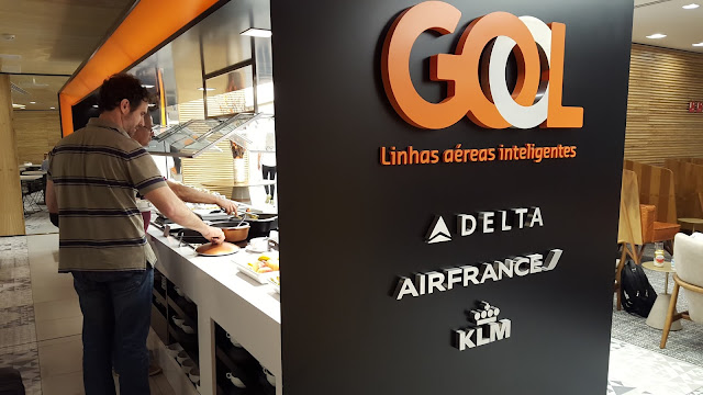 Blog Apaixonados por Viagens - Sala VIP - Gol Premium Lounge - Aeroporto Galeão - Rio de Janeiro