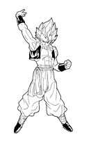 DIBUJOS PARA COLOREAR DE DRAGON BALL: DRAGON BALL Z Y GT PAGINA 1