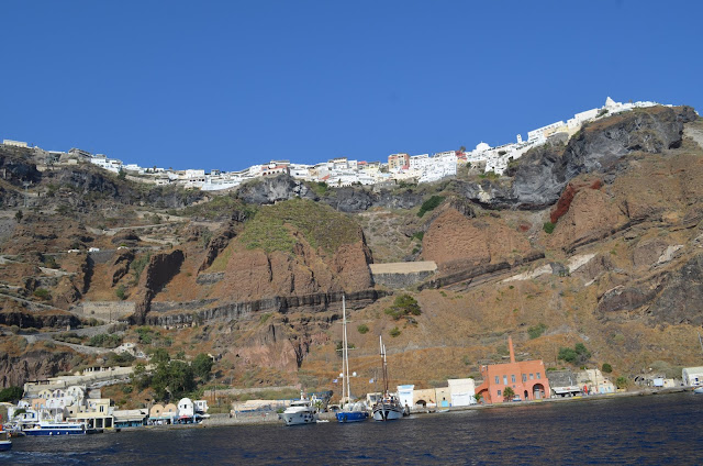 Porto antigo de Santorini