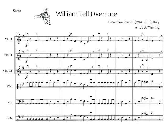 William Tell Overture elementary orchestra arrangement