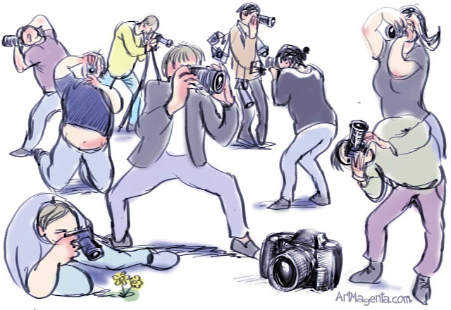 Photographers in action by ArtMagenta