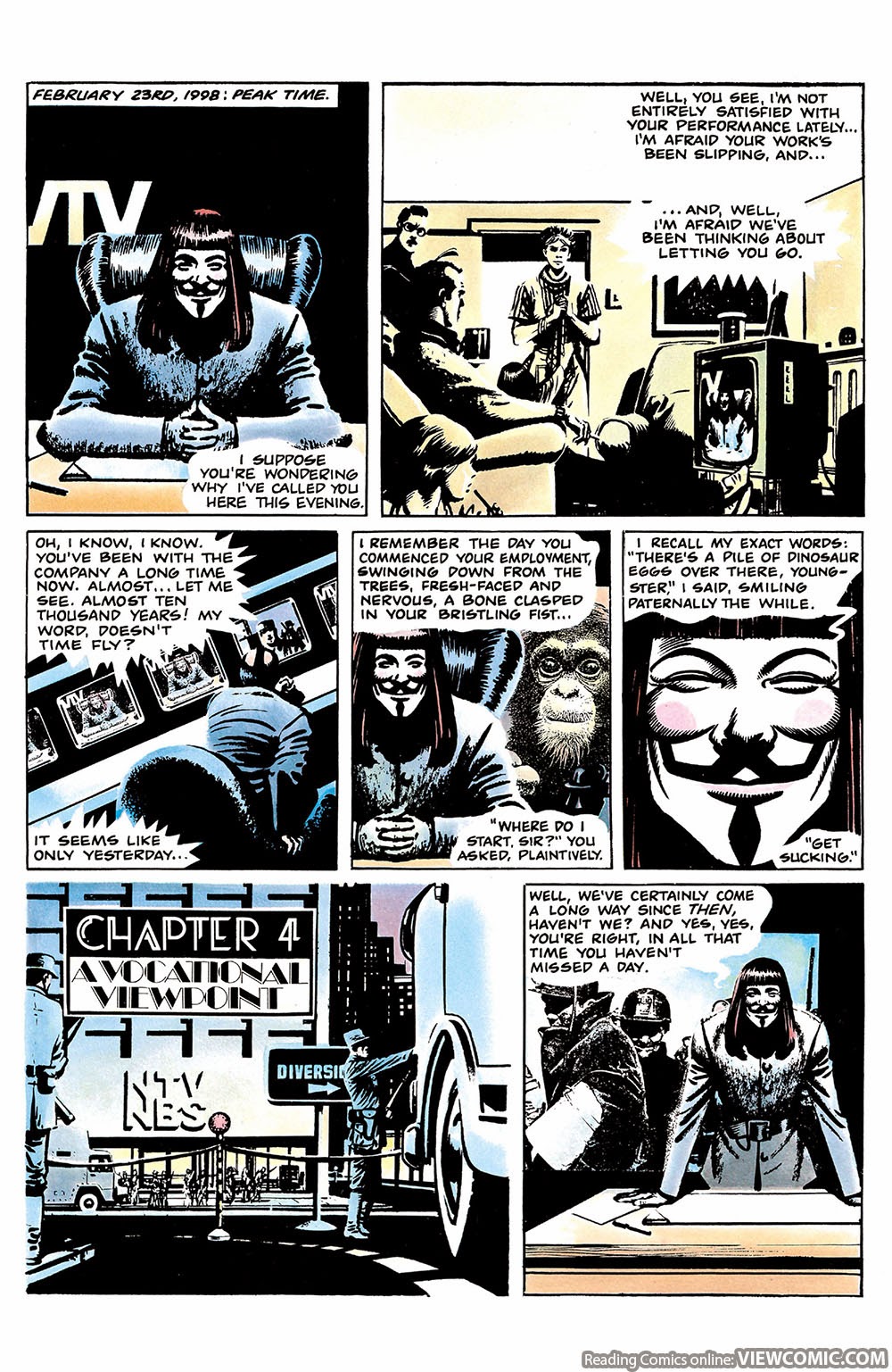 V for vendetta comic free