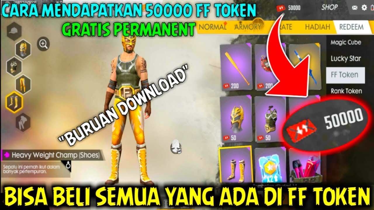 script 50000 ff token free fire