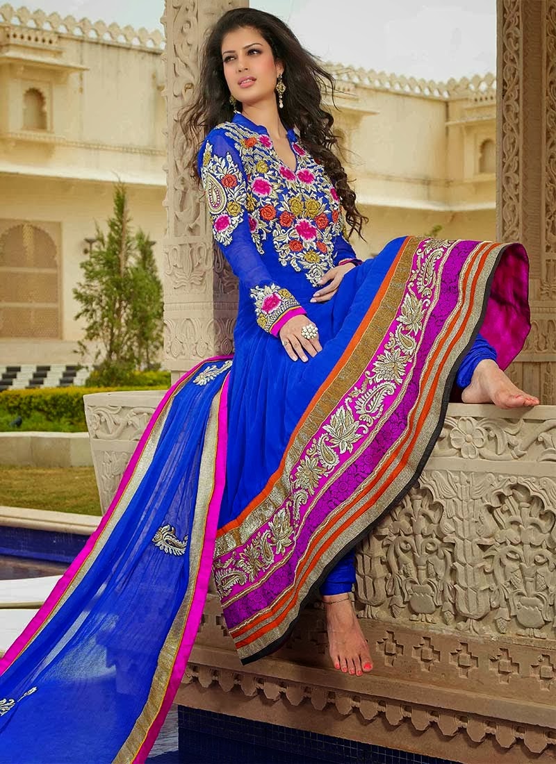 Anarkali wedding dress design