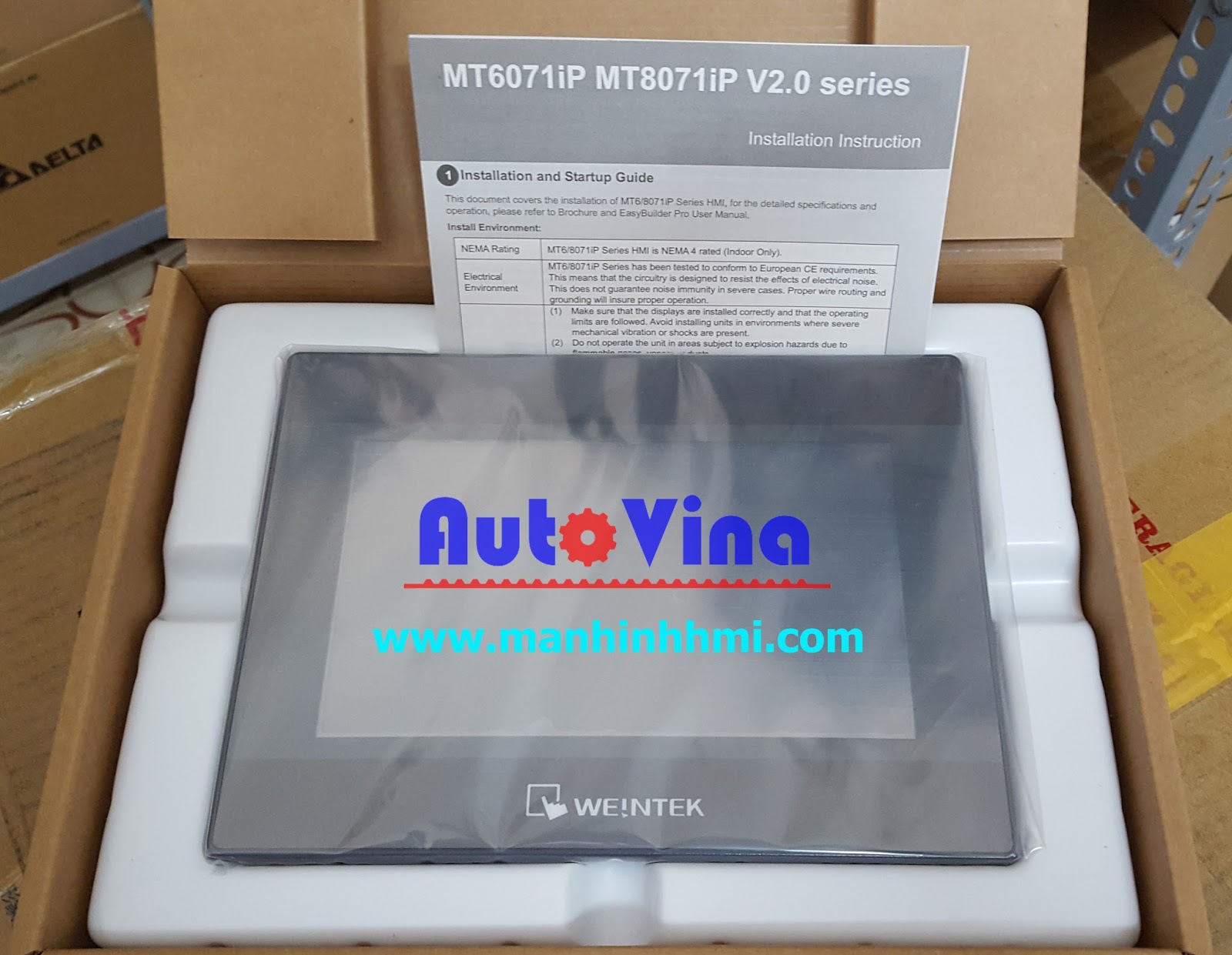 Màn hình MT6071iP Đại lý bán màn hình cảm ứng HMI MT6071iP, hàng luôn có sẵn trong kho công ty Auto Vina