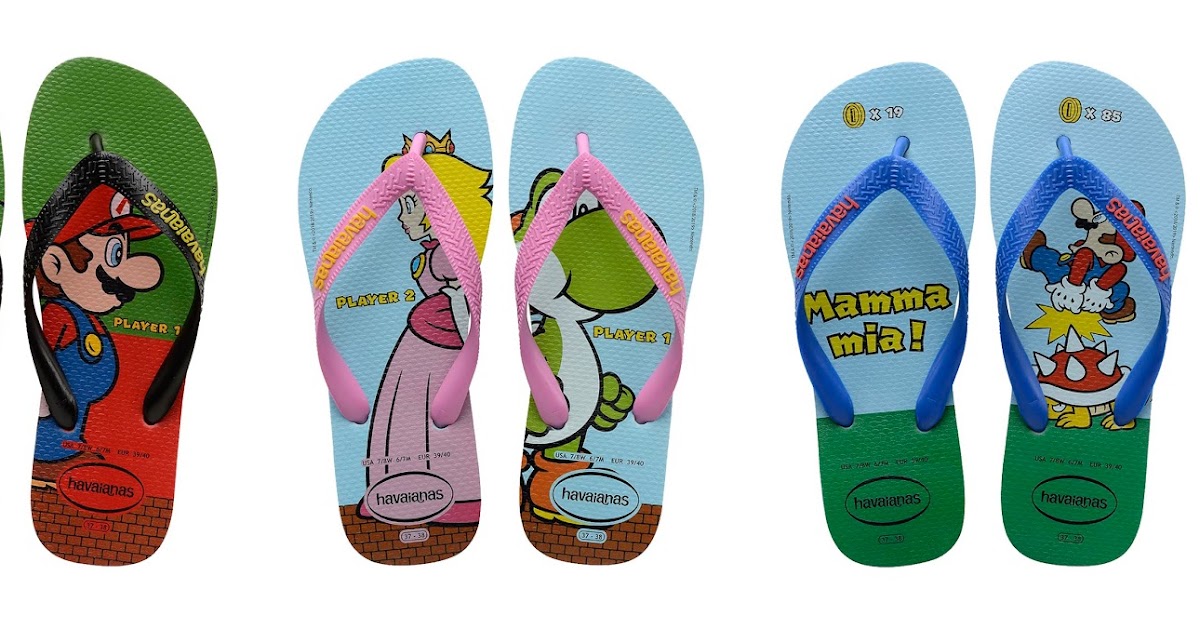 havaianas mario luigi