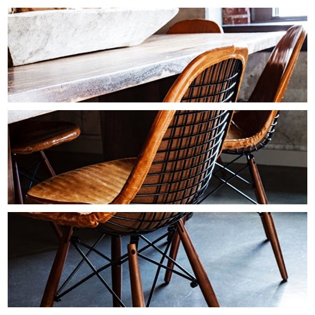 Old Warehouse Loft Interior Design Eames DKW Chairs