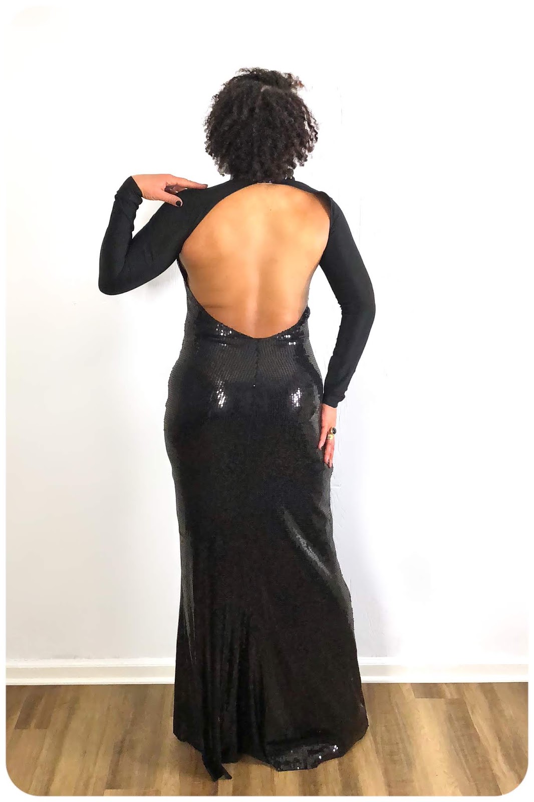 Vintage Vogue 2230 - Full-Length Black Sequin Gown - Erica Bunker DIY Style!