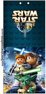 Star Wars Lego: Etiquetas para Candy Bar para Imprimir Gratis. Para piruletas o lollipops.