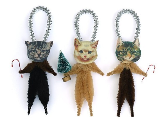 cat christmas ornaments