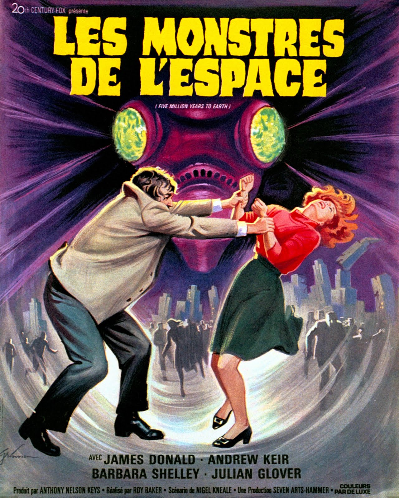 Les monstres de l'espace (1967) Roy Ward Baker - Quatermass and the pit (27.02.1967 / 25.04.1967)