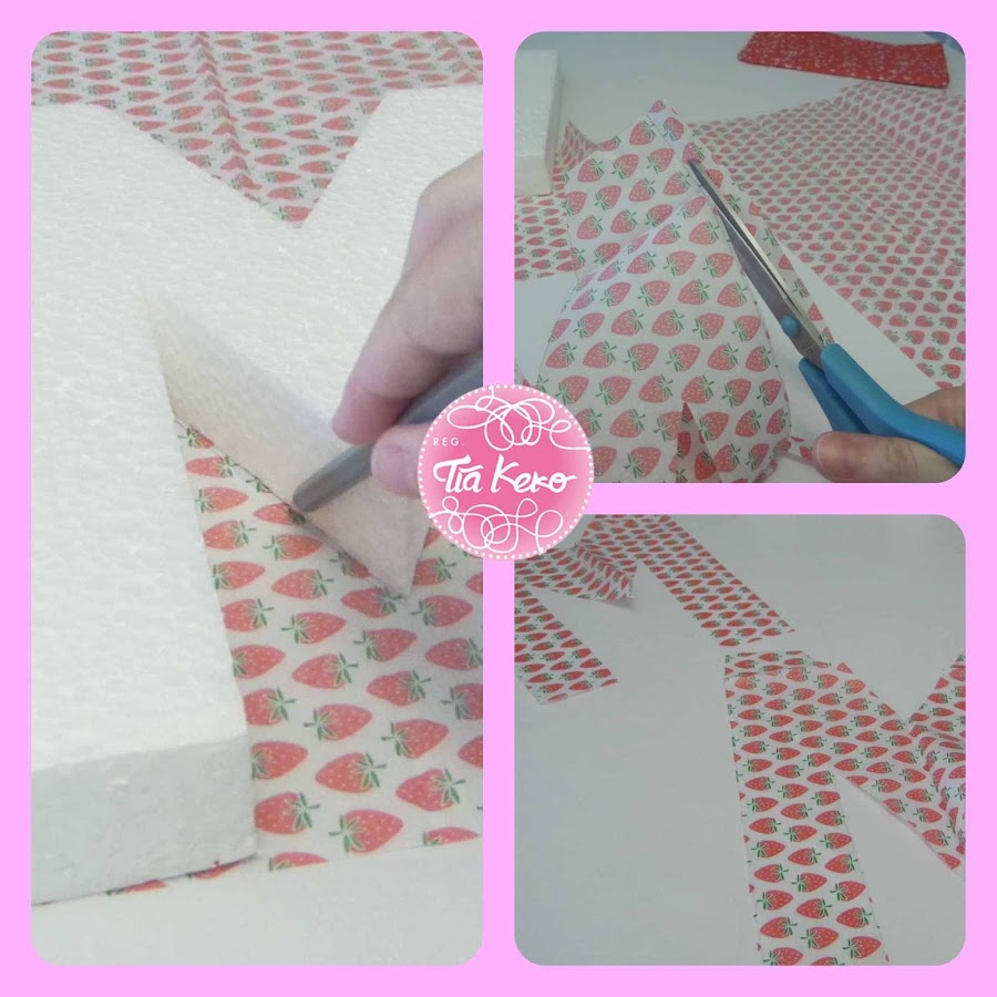 manualidades con niños decorar letra