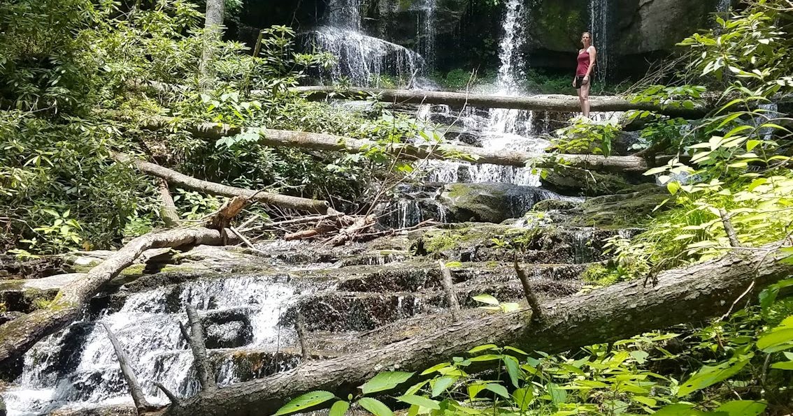 Femme au foyer Laurel Fork Heritage Preserve and Virginia Hawkins Falls