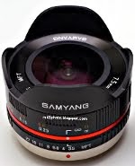 Samyang/Rokinon 7.5mm fisheye