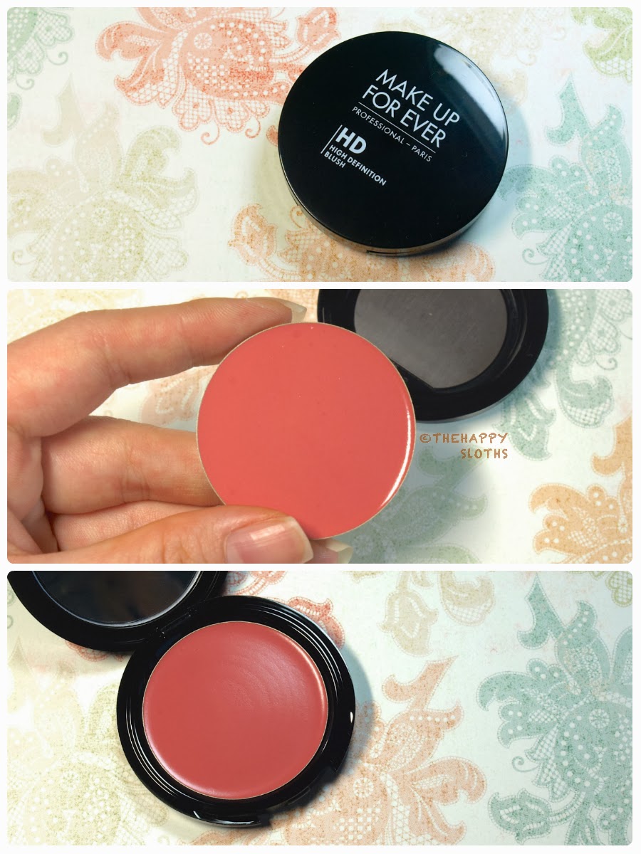 Make Up For Ever HD High Blush in "330 Rosy Plum": Review Swatches | Happy Sloths: Beauty, Makeup, and Skincare Blog with Reviews and Swatches