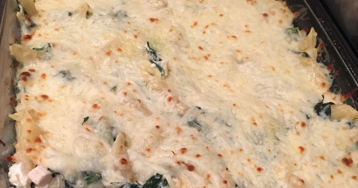 Angie Norbeck's Cookbook Spinach and Artichoke Chicken Penne