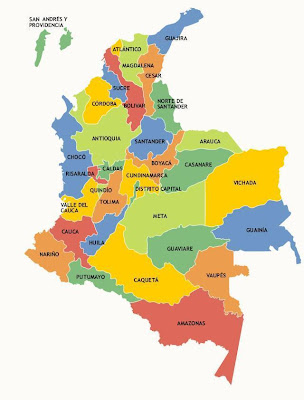 Resultado de imagen para EL MAPA DE COLOMBIA
