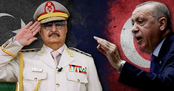 Χαλίφα Χάφταρ: «Ερντογάν θα σου κόψουμε το χέρι - Μάζεψέ το» Χαλίφα Χάφταρ: «Ερντογάν θα σου κόψουμε το χέρι - Μάζεψέ το»