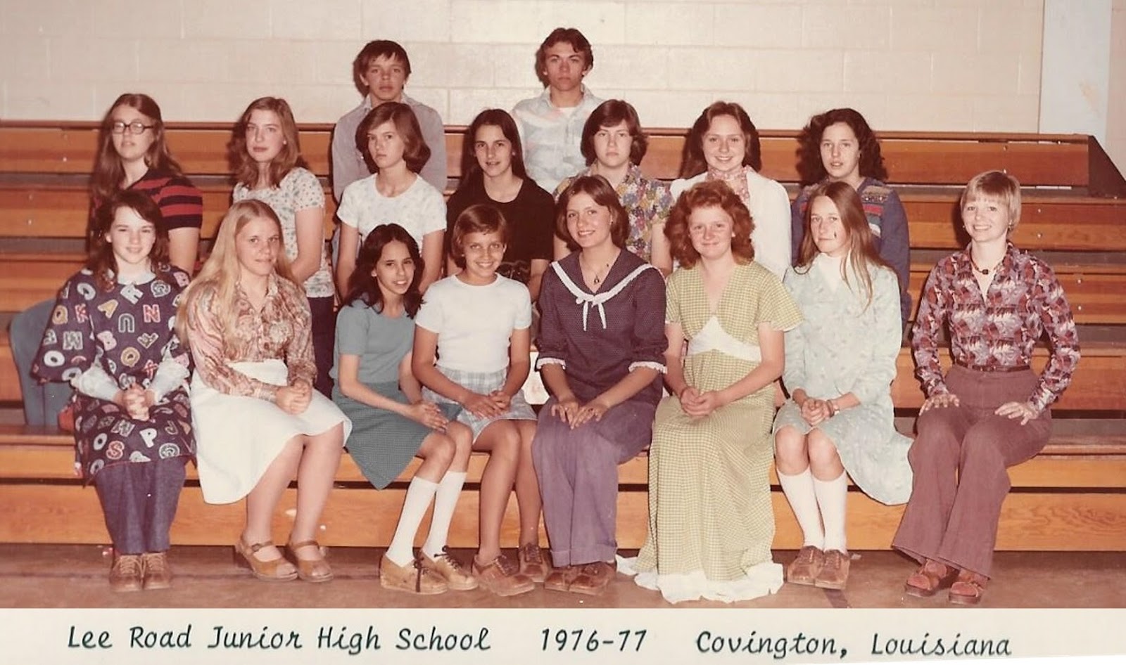 Tammany Family Lee Road School Class Pictures from 1976