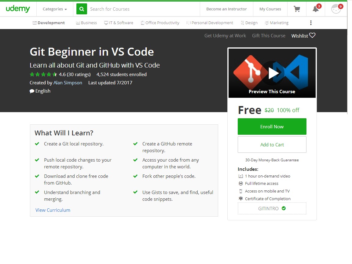 Udemy coupon code python