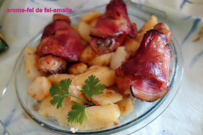 PULPE DE PUI IN CRUSTA DE CIOLAN AFUMAT