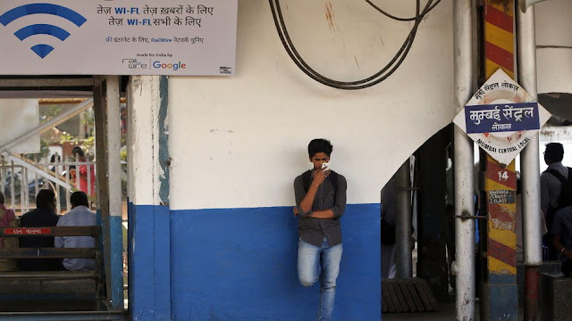 Ilustrasi Wifi gratis di india