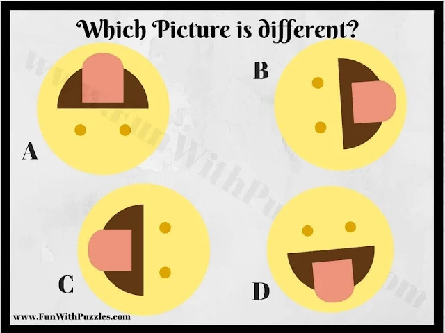 Puzzle for Teens | Picture Puzzle to Find Odd One Out