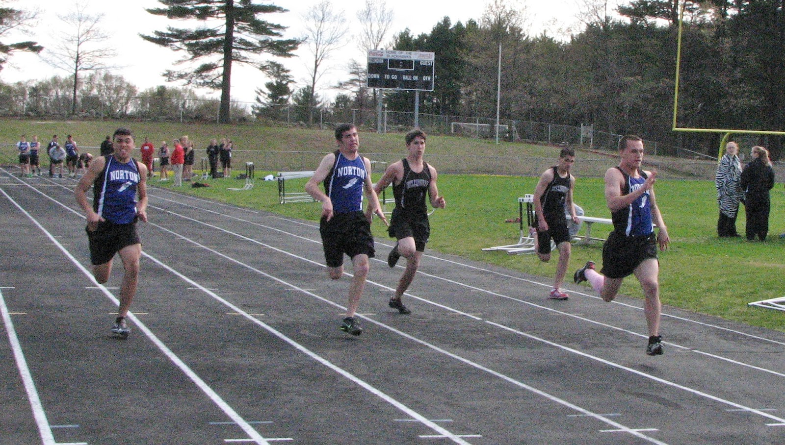 NORTON TRACK AND FIELD Lancers Shoot Down the Bellingham Hawks 10333